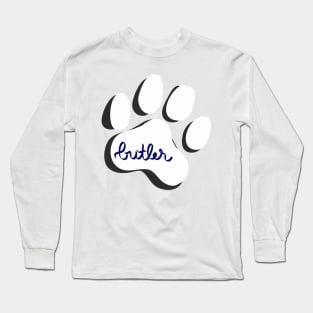 Butler Bulldogs Paw Print Long Sleeve T-Shirt